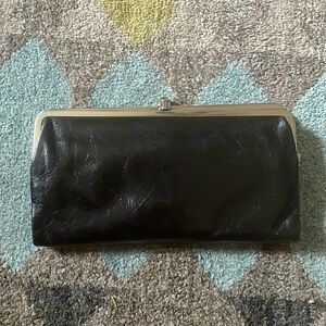 Black HOBO Clutch Magnetic Close